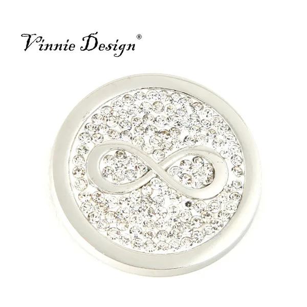 Vinnie Design Jewelry 2020 самая популярная монета Infinito для 35 мм подвесного ожерелья в