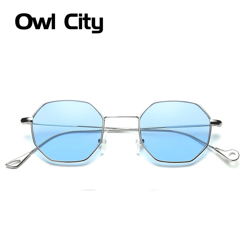 Мужские и женские шестигранные солнцезащитные очки Owl City брендовые дизайнерские