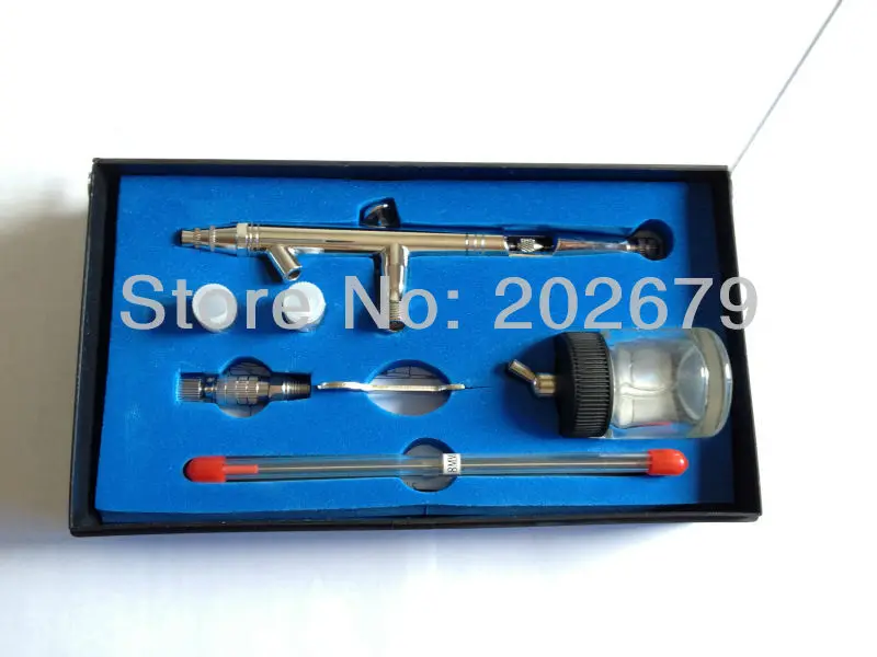 Новый продукт двойного действия для искусства ногтя Набор пистолет Краски