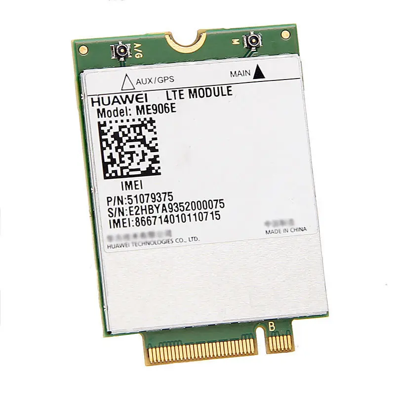 Карта беспроводного адаптера для HUAWEI ME906E M.2 NGFF LTE/HSPA + FDD 4G WWAN модуль 704031 001/740011 005