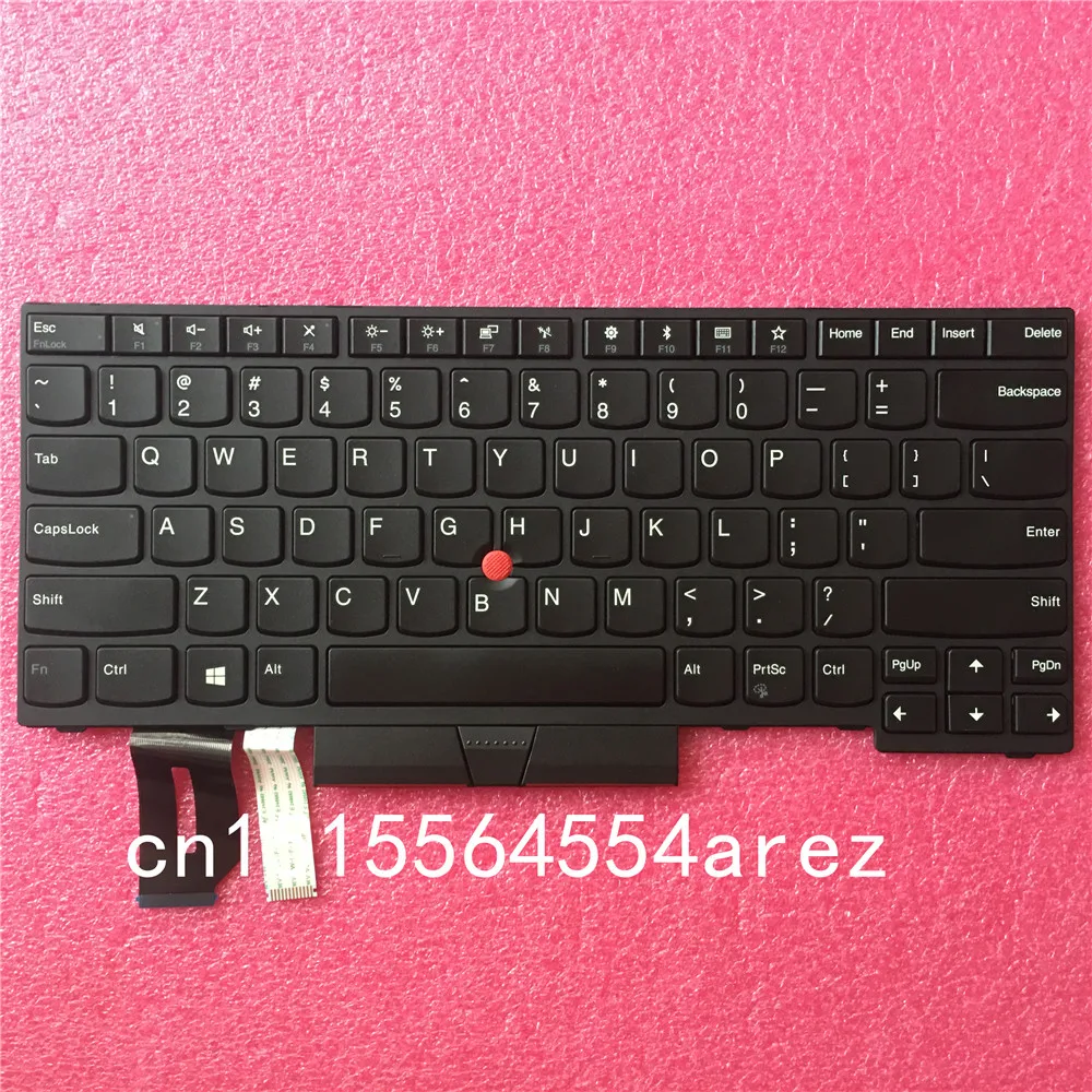 Новый оригинальный ноутбук Lenovo ThinkPad T480S E480 L380 L480 клавиатура с английской