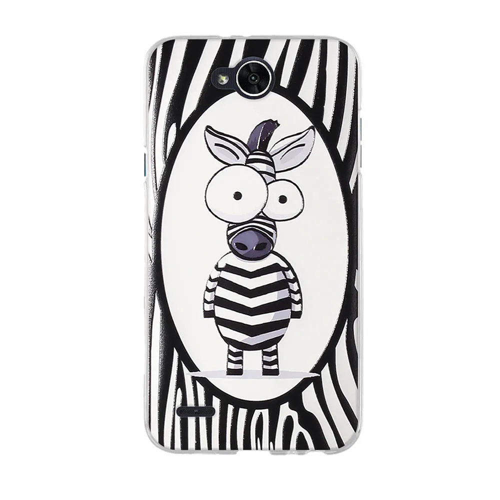 Back Bumper TPU Cover For LG X power 2 M320 Case Painting Thin Silicone K10 Power X500 Protective Coque Charge | Мобильные телефоны
