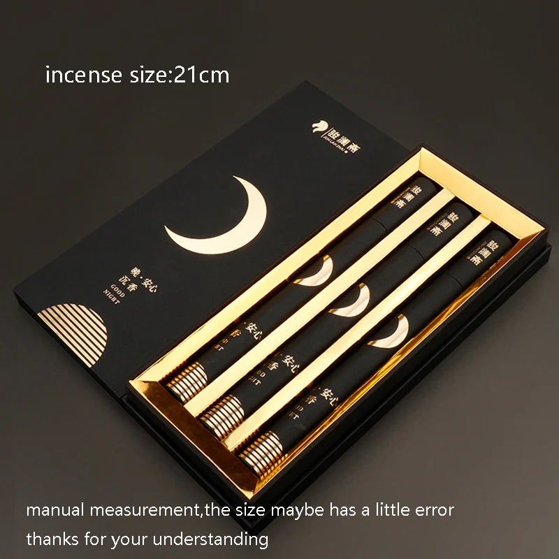 60g Night Incense Stick for Good Sleep Natural Agarwood Home Fragrance Bedroom Aromatherapy Aromatic Burner Accessories | Дом и сад