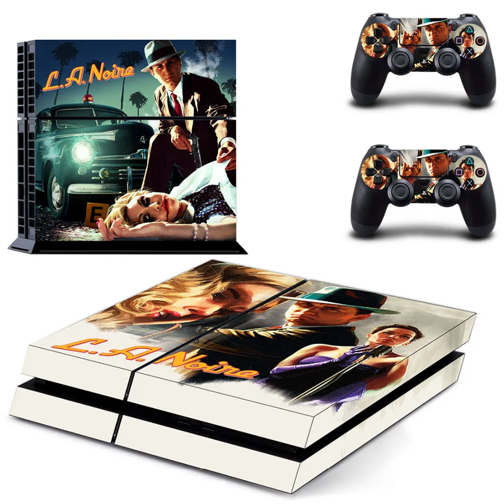 Игра L.A.Noire PS4 переводная картинка наклейка для Sony PlayStation 4 консоли и контроллер