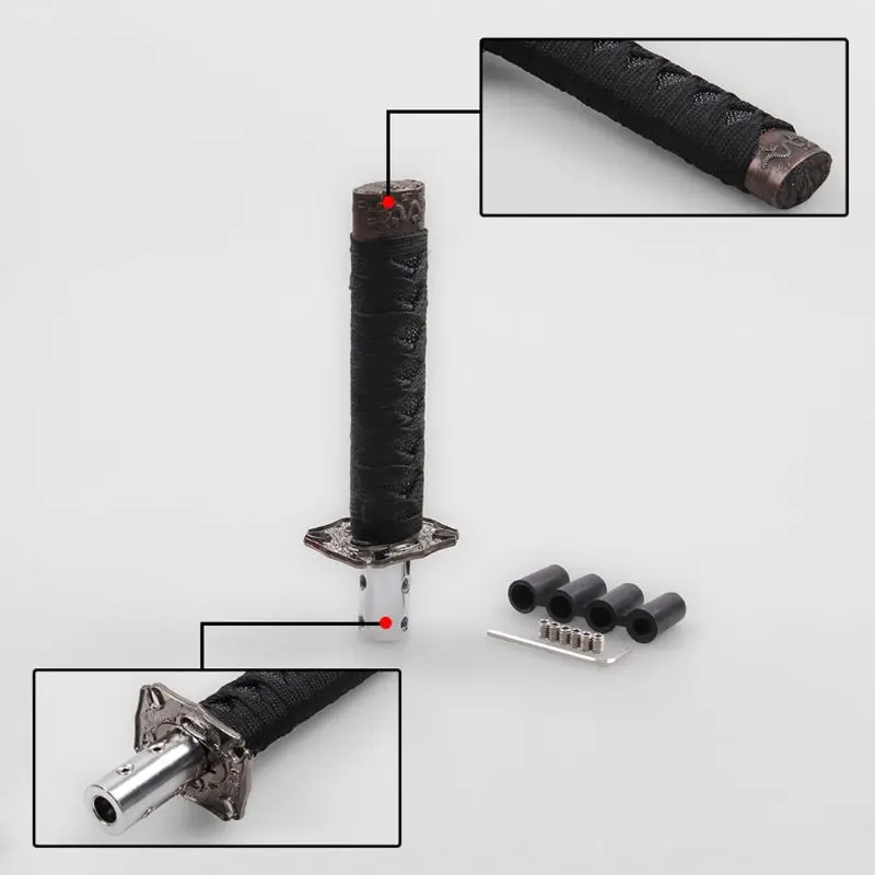 Универсальный самурайский меч ручка переключения Катана Металл Утяжеленный