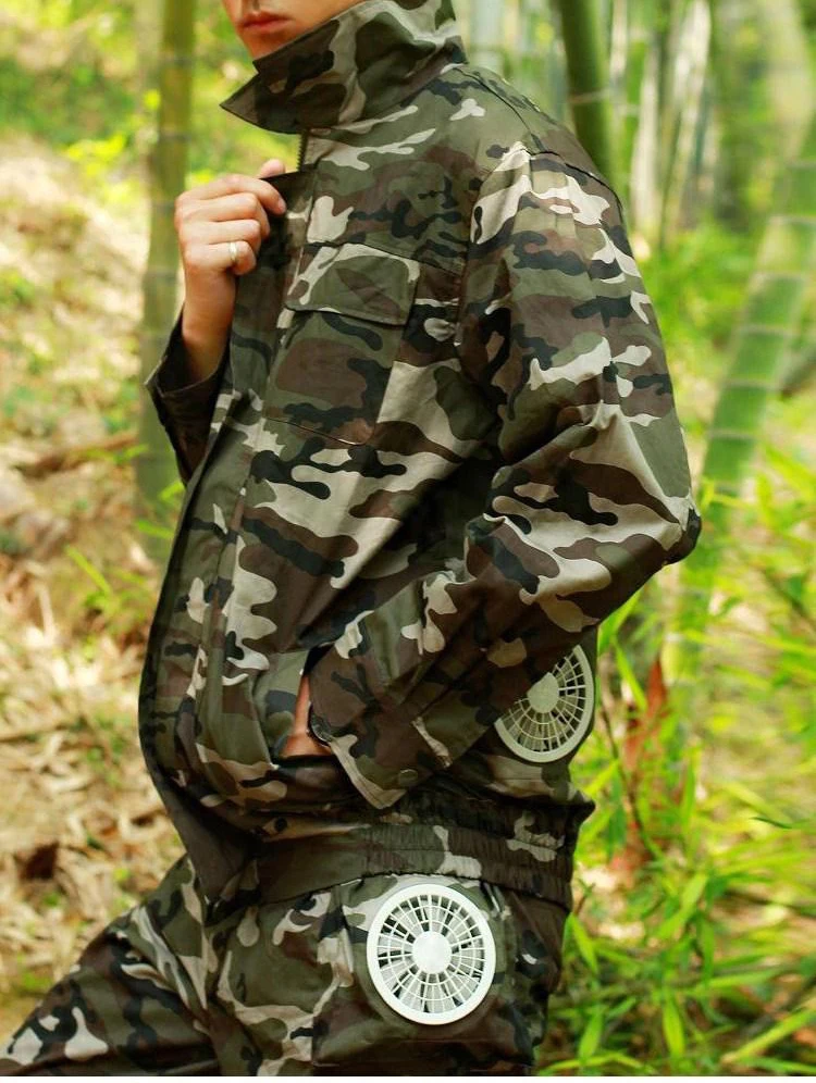 Спаситель Camo Кондиционер одежда портативный вентилятор охлаждения форма жилет