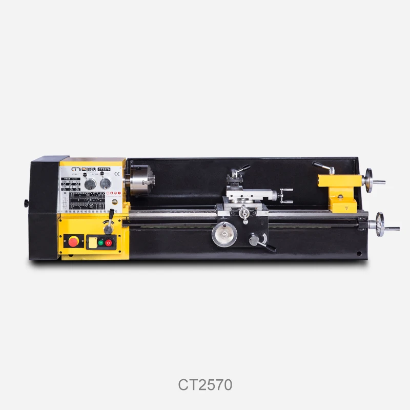 Handan CT2570 токарный станок высокой точности бытовой инструмент токарный станок металлический маленький токарный станок
