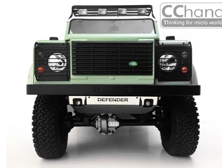 CChand RC4WD D90 D110 металлическая передняя защита шасси и светодиод 5 мм|Детали