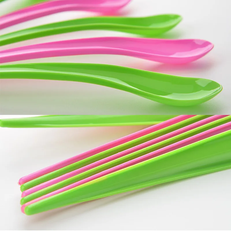 200 шт хороший прекрасный смузи Мороженое ложка лопата одноразовые пластиковые