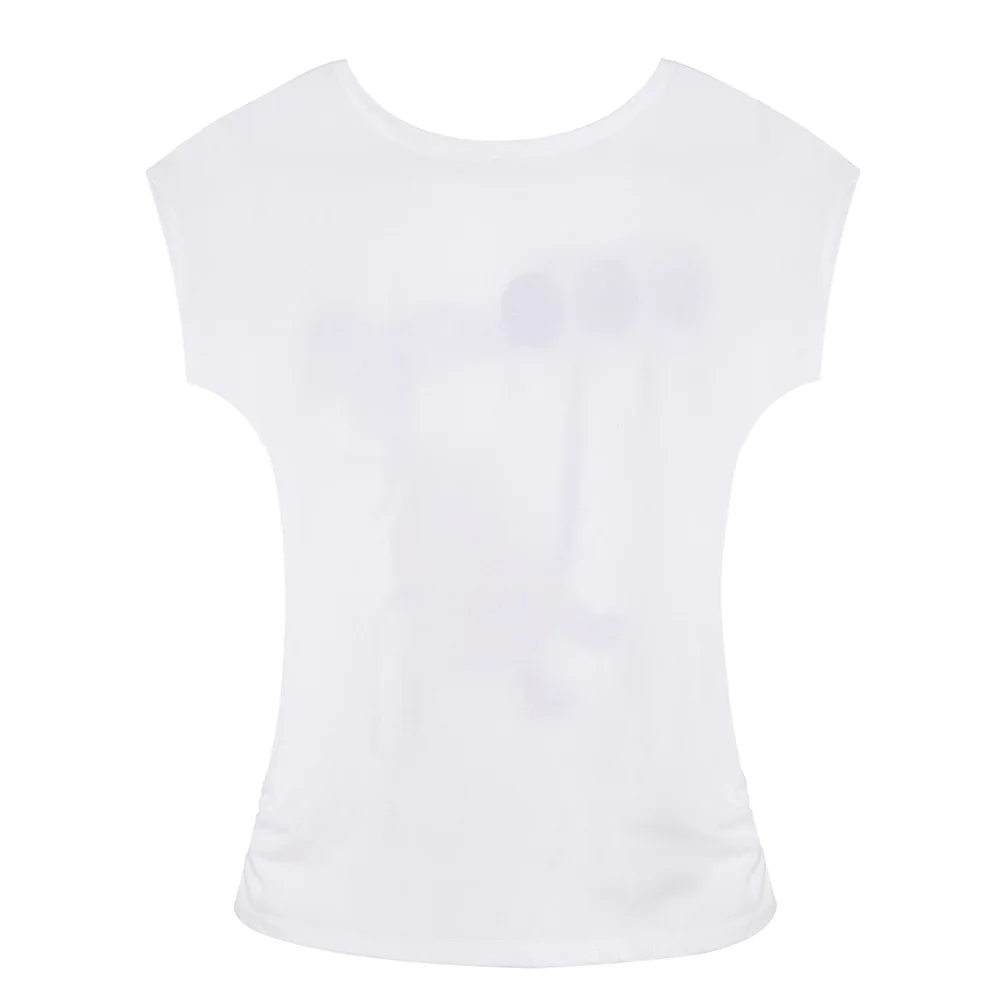 Модная Летняя женская одежда с принтом хлопковая футболка коротким рукавом