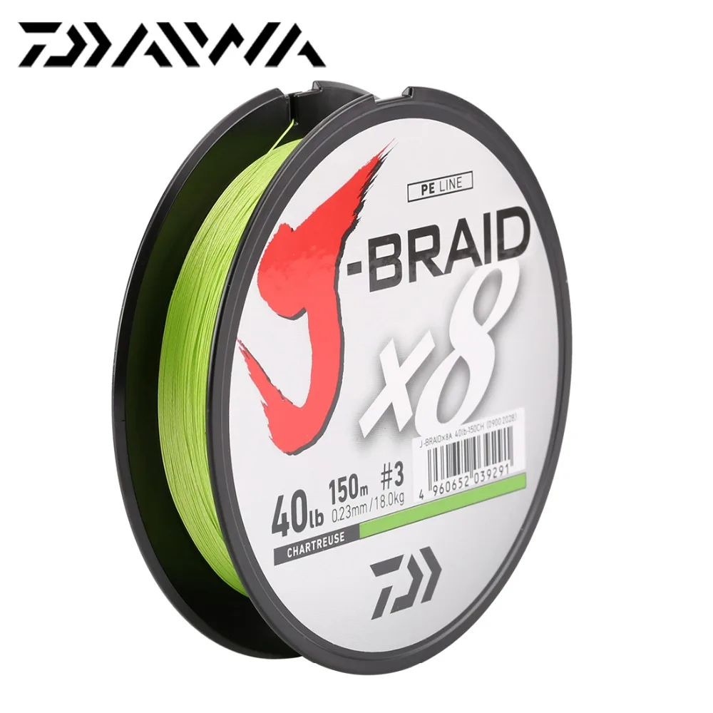 Daiwa J-BRAID 8A 150 м зеленый цвет 8 плетеная леска из мононити 10-60 фунтов Сделано в Японии