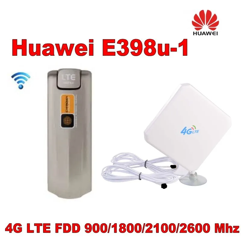 Новый Модем Huawei E398u 1 4G LTE карта скорости для серфинга 100 Мбит/с внешняя антенна e398u