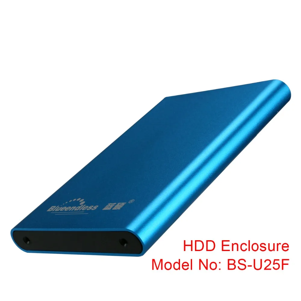 Чехлы blueendless Caddy sata hdd алюминиевые корпуса USB 3 0 HDD коробки для 7 5 9 мм SSD жесткий диск (без жесткого диска)