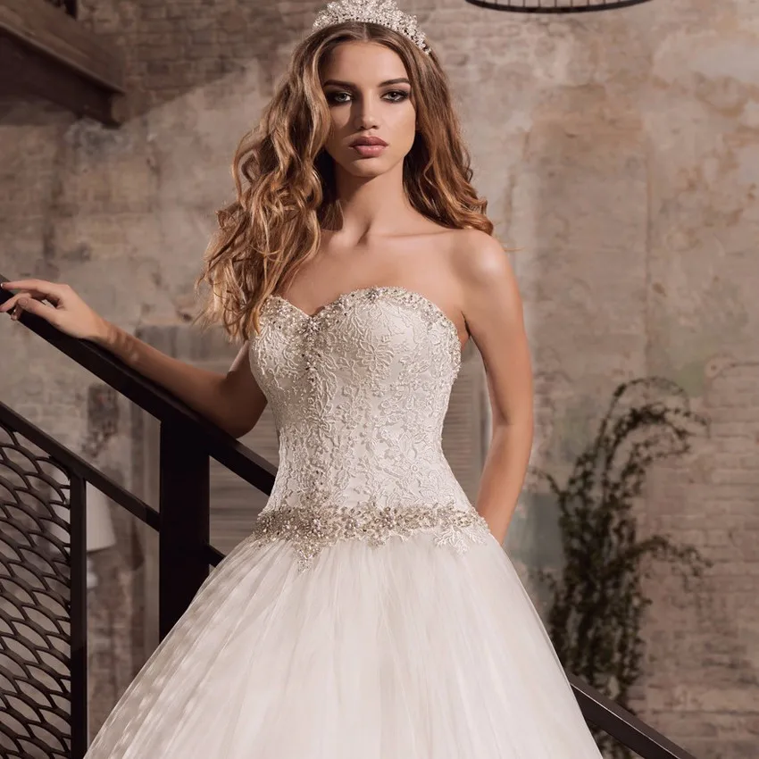 Одеяние де свадебная Сшитое Кот Бисероплетение Sash Аппликации Кристалл Свадебное