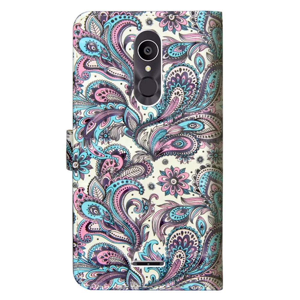 Роскошный чехол кошелек с откидной крышкой для Alcatel 5/1X/3X/3 V/3C/3C двойной флип