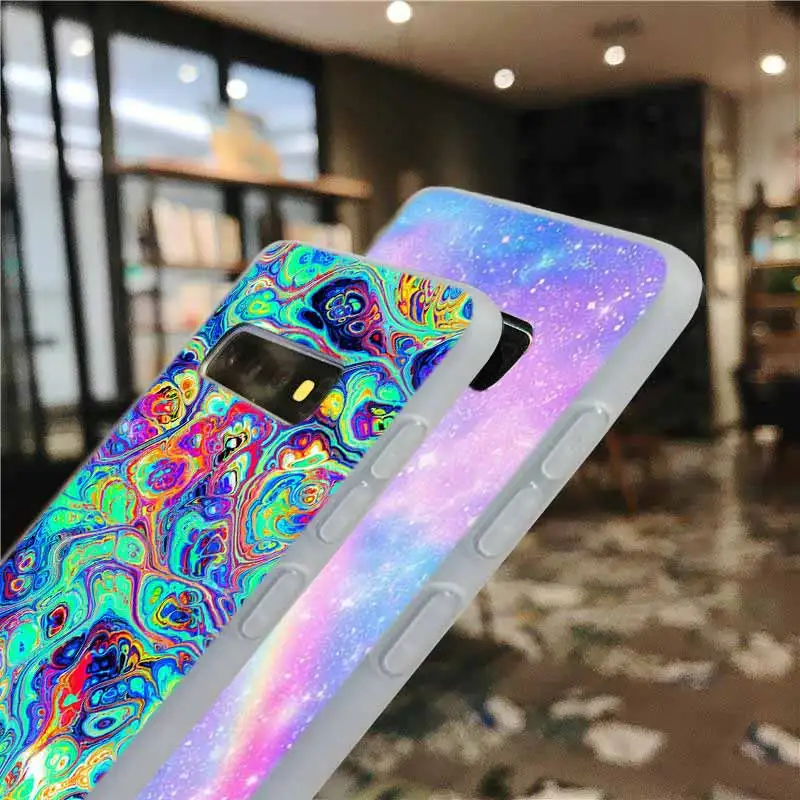 Мягкий чехол для Samsung Galaxy S30 S20 S11 S10 S9 S8 Plus S7 Edge S10e Uitra Радужный переливающийся
