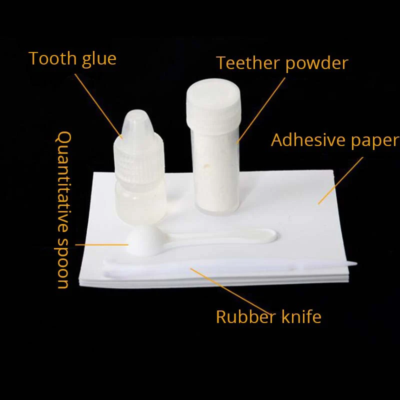glue tool Cyuan зубы Вампира Клыки реквизит в виде вставных челюстей Хэллоуин костюм реквизит вечерние защитная маска праздник DIY украшения поддельные Зубы вампира - Цвет: glue tool
