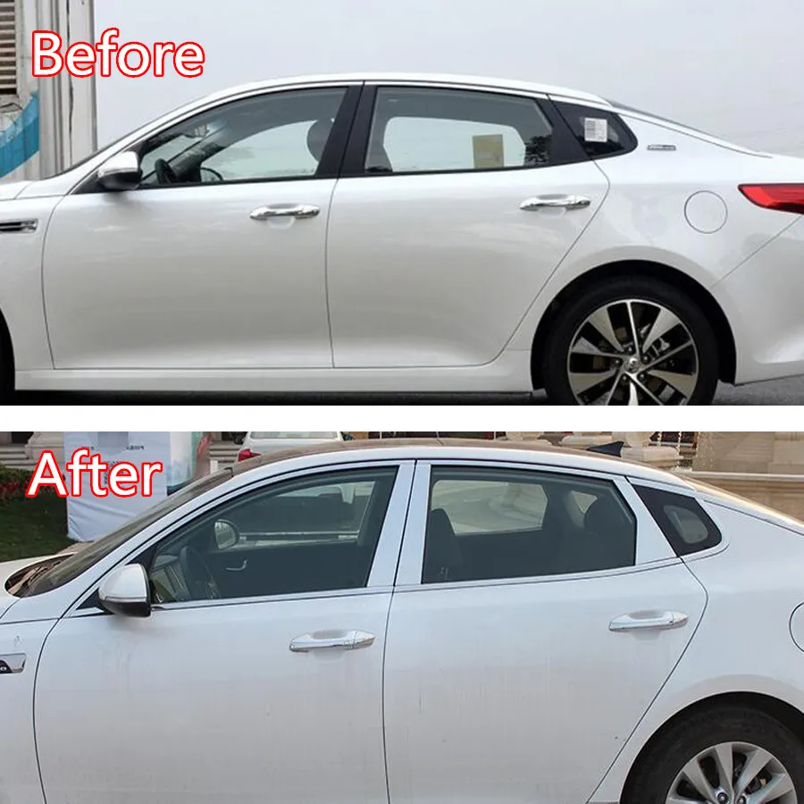 Нержавеющая сталь для Kia Optima K5 JF 2016 2017 2018 автомобильная наружная дверь окно столб