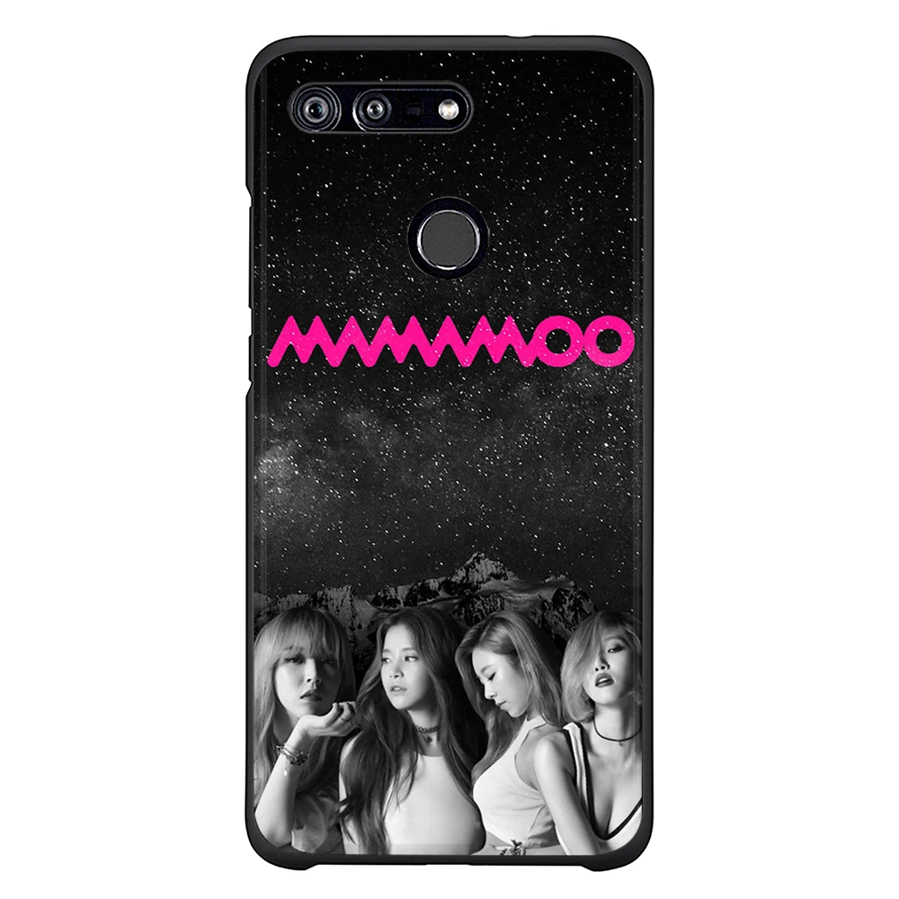 Soft TPU Phone Case for Honor 10 Lite Black Silicone kpop MAMAMOO Cover 7a pro 9 Nova 3 Back Cases | Мобильные телефоны и