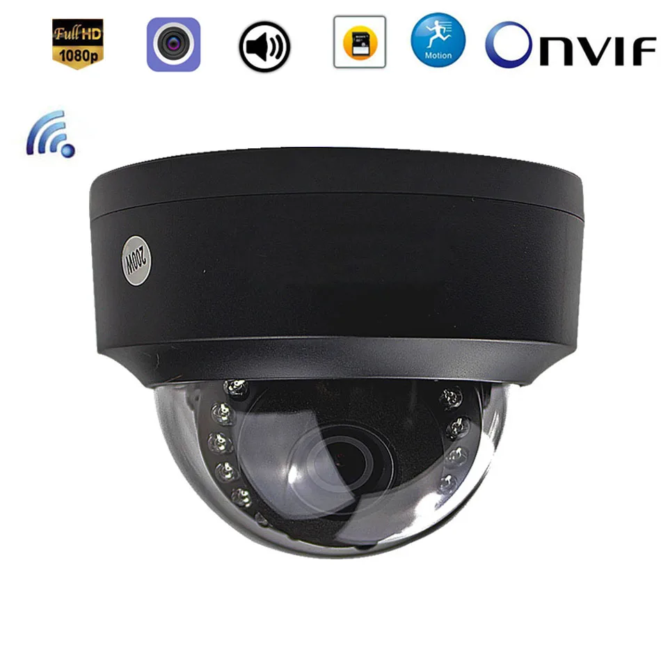 IP камера купольная Sony323 1080P CMOS 960P 720P Onvif со встроенным микрофоном и датчиком