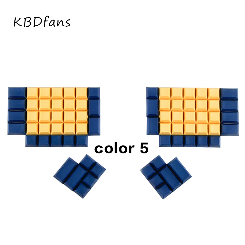 Ergodox pbt keycaps белый dsa пустые для ergodox Механическая игровая клавиатура profile|blank keycaps|pbt