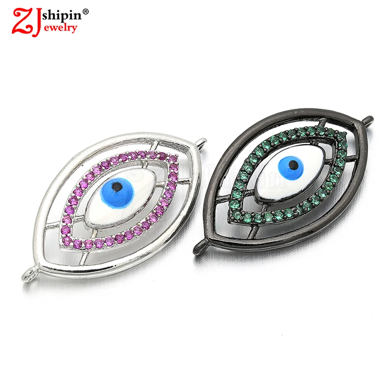 2018 Новая мода микро инкрустированные цирконом CZ Круглый DIY ювелирный кулон для