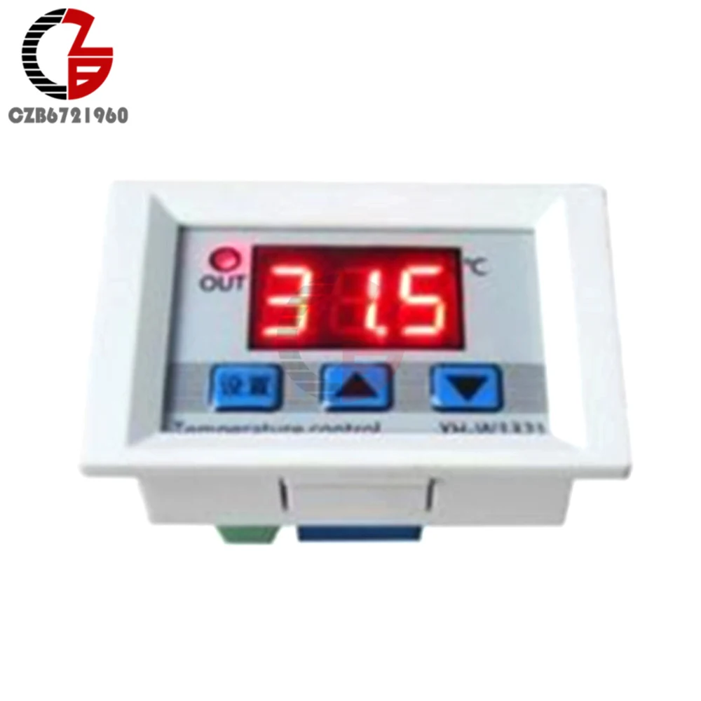 Цифровой светодиодный термостат для холодильника W3001 W1321 12 в 110 В 220 В|temperature
