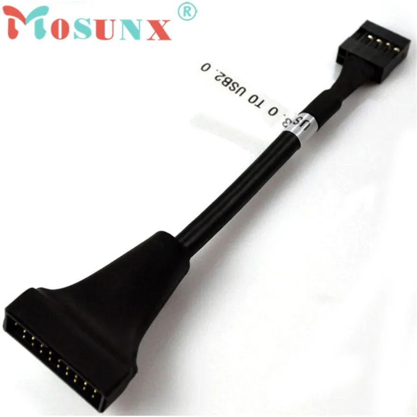 Новый USB 2 0 9Pin корпус папа к материнской плате 3 20pin женский кабель|usb mickey|usb 2.0 host