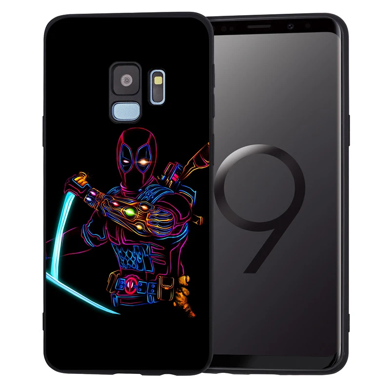 Роскошный чехол Marvel, Мстители, герои, Дэдпул, чехол Etui для Samsung Galaxy s9, чехол S6, S7, S8, S10 Lite, J3, J5, J7, J4, J6, J8 Plus, чехол