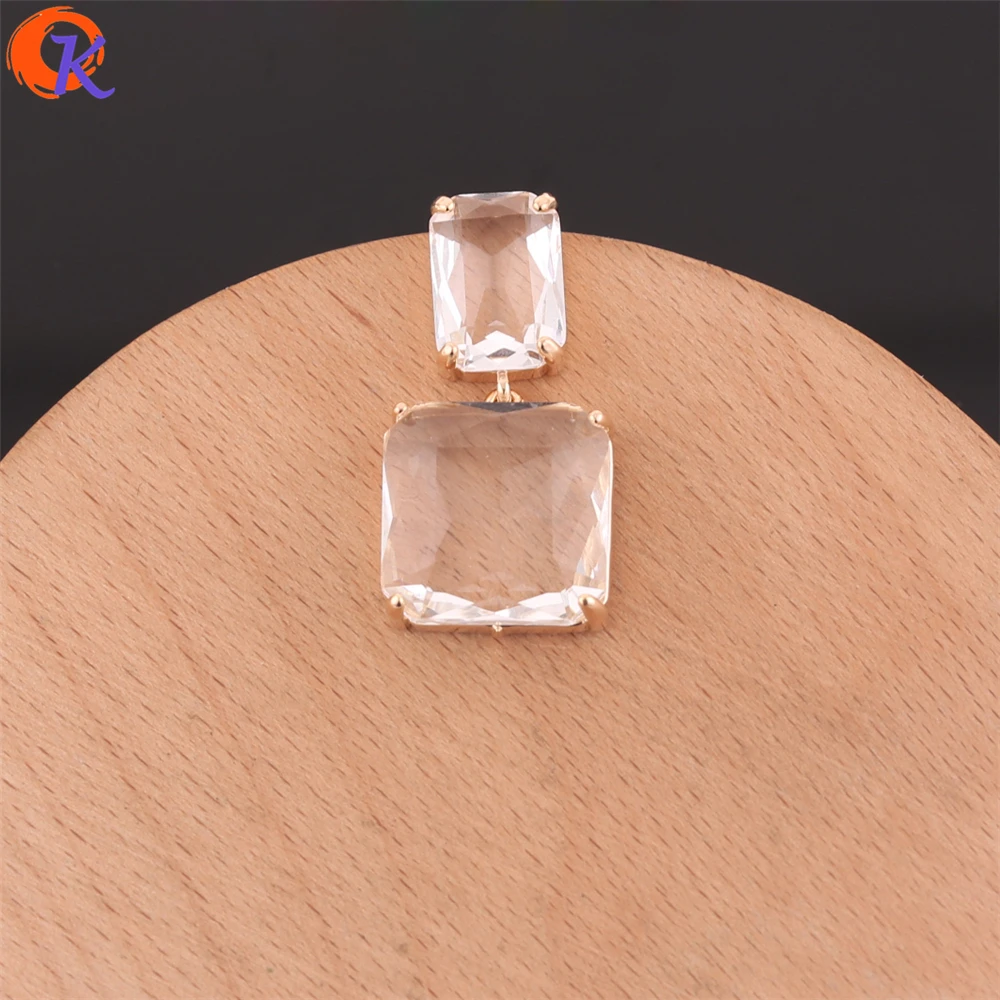 

Cordial Design 30Pcs 10*17MM Jewelry Accessories/DIY Making/Crystal Earrings Stud/Soft Needle/Hand Made/Earring Findings