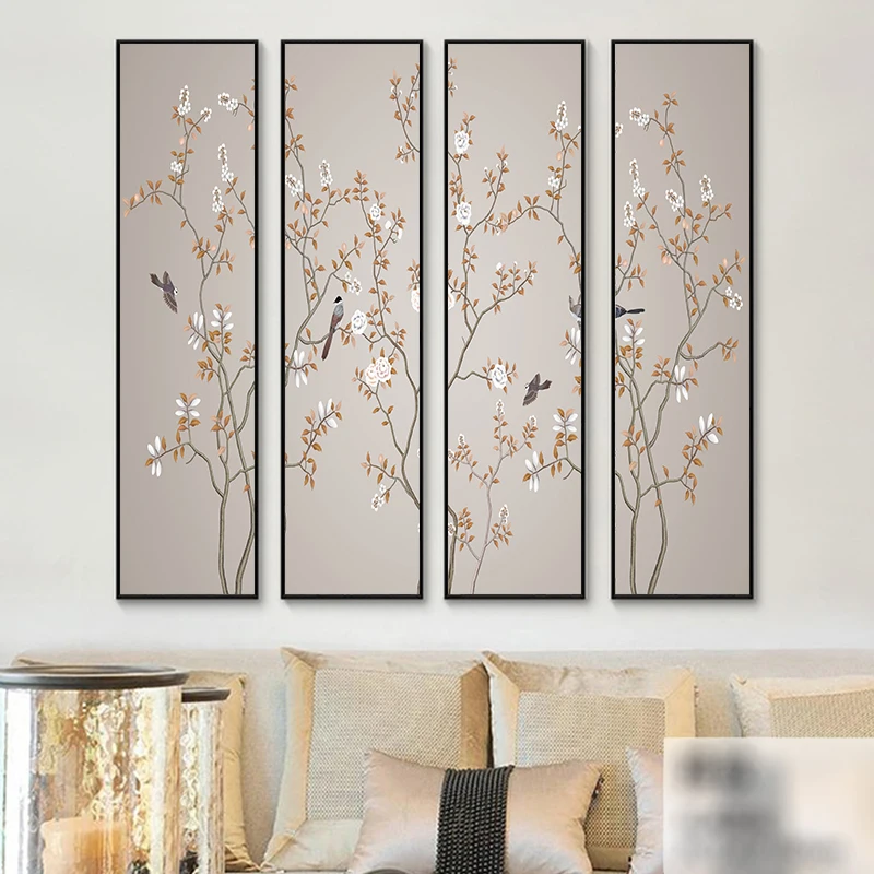 Абстрактная живопись на холсте в китайском стиле Настенная картина