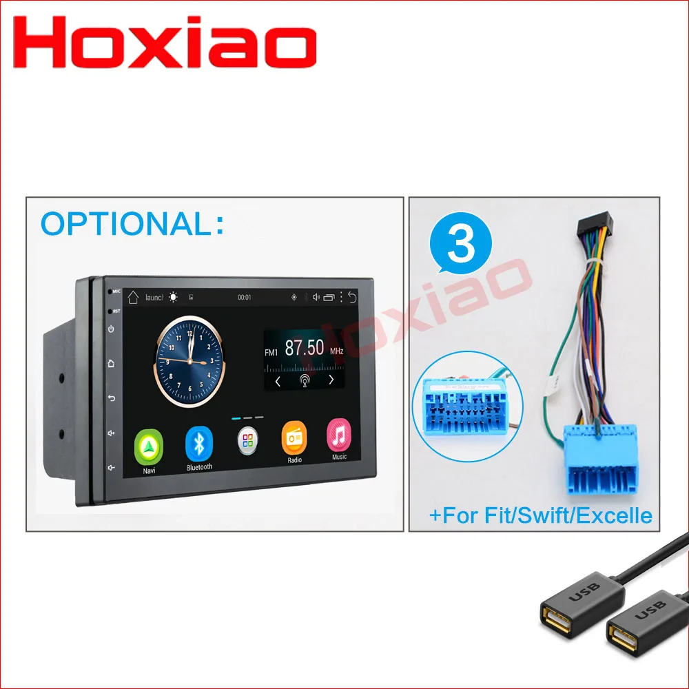 Автомагнитола 2 Din Android GPS навигация Автомагнитола стерео " Wifi Bluetooth USB аудио 2DIN универсальный мультимедийный автомобильный плеер