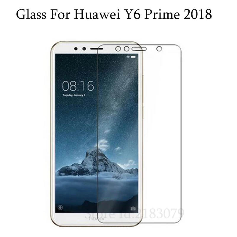 

Закаленное стекло для Huawei Y6 Prime 2018, 2 шт., защитная пленка 9H, Взрывозащищенная защитная пленка для ЖК-экрана Huawei ATU-L31 ATU-L42