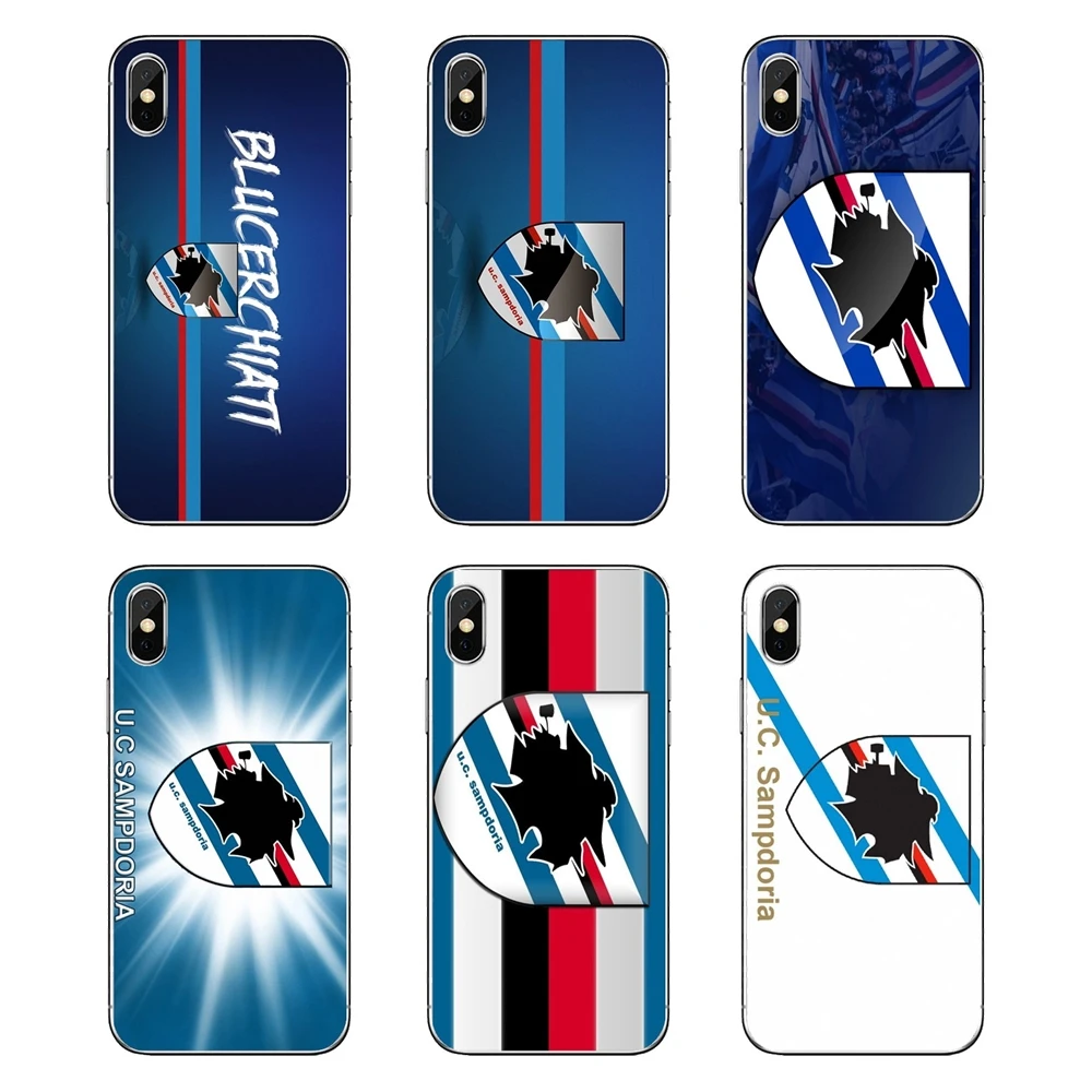 Sampdoria Genua Football Logo For Huawei P20 Lite Nova 2i 3i 3 GR3 Y6 Pro Y7 Y8 Y9 Prime 2018 2019 Transparent Soft Shell Covers |