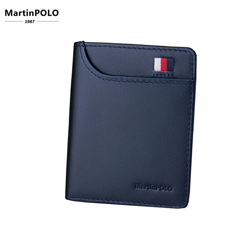 MartinPOLO мужской кошелек Тонкий держатель для кредитных карт мини модные кошельки - Фото №1