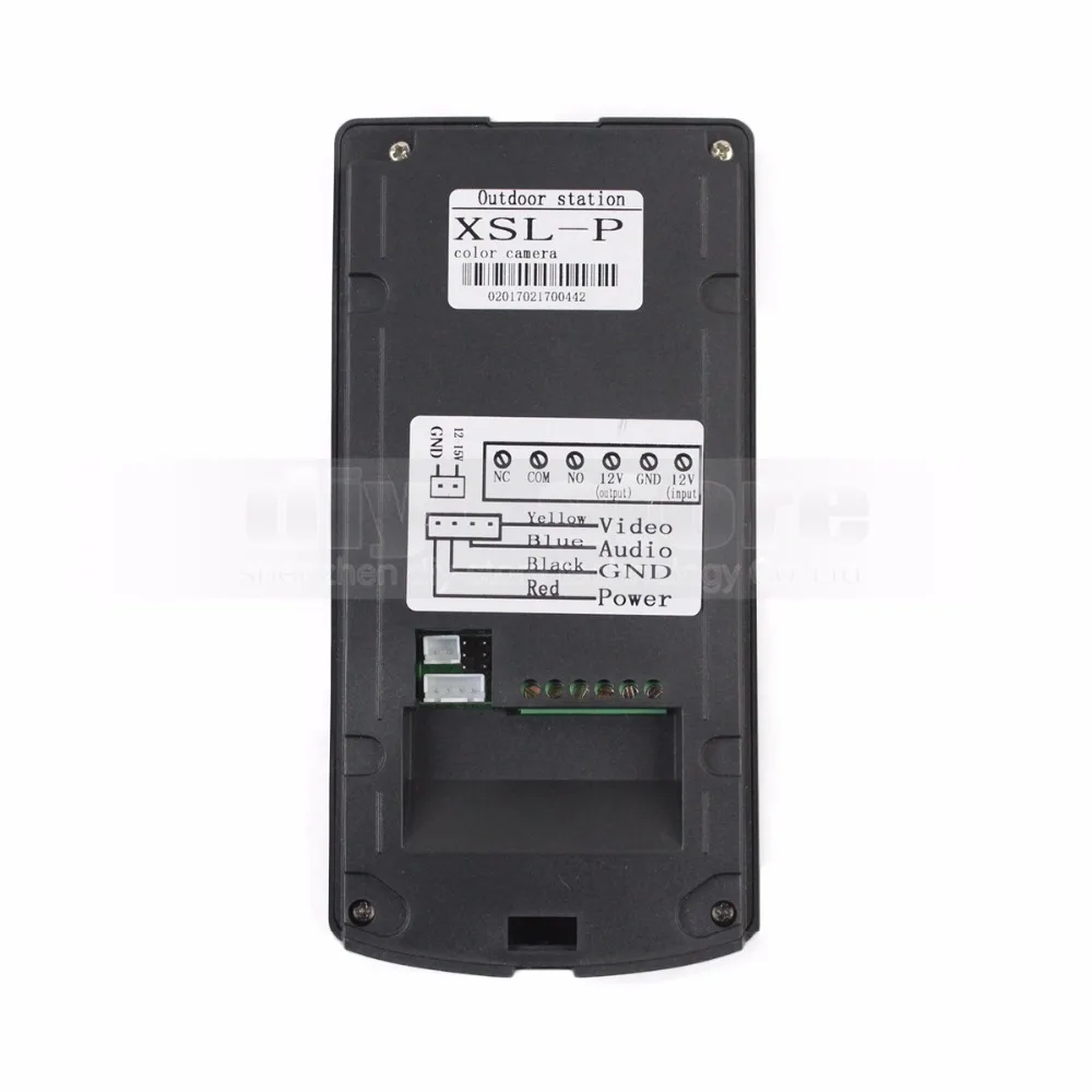 DIYSECUR 10 дюймов видеодомофон дверной звонок домашняя система безопасности RFID