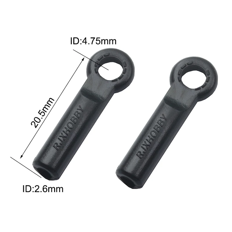 20 шт. 2/2. 6 мм черный хвостовый шток концевой шаровой шарнир Поворотная Пряжка