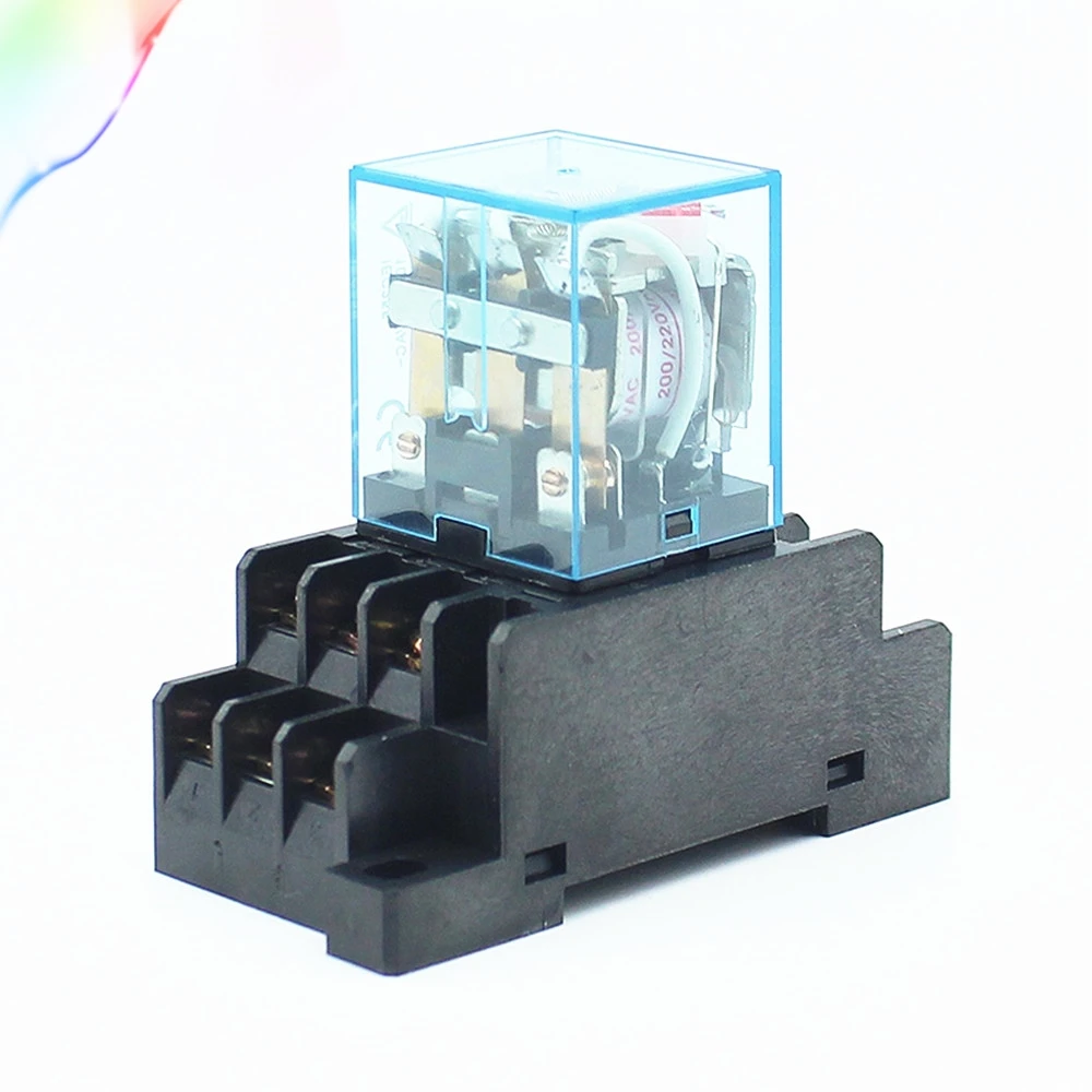 HH63P LY3 LY3NJ JQX-13F реле AC12V/AC24V/AC110V/AC220V 10A 11PIN Серебряный токоподводящий dpdt