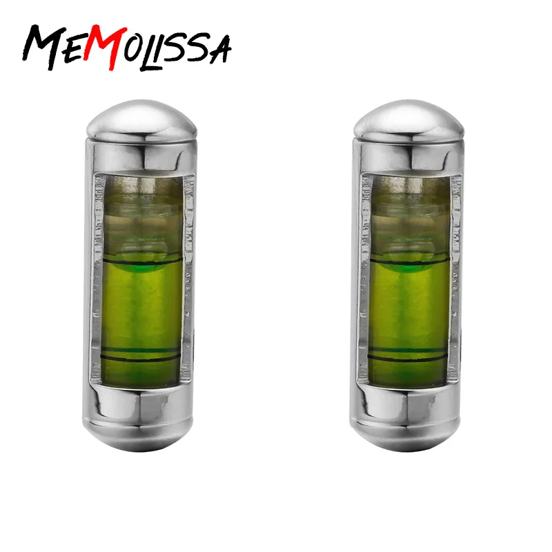 

MeMolissa Trendy 3 Colors Hourglass Cufflink Sand Clock Glass Timer Sandglass Cuff Link New Bouton De Manchette