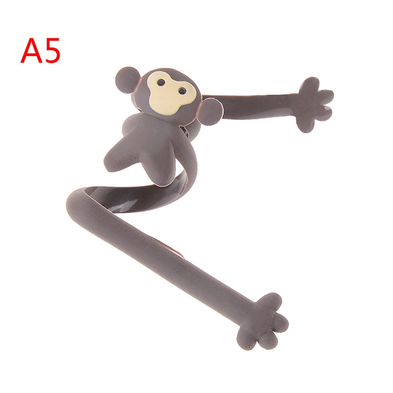 Защитная лента для кабеля с милыми животными мультяшный usb кабель укуса Iphone