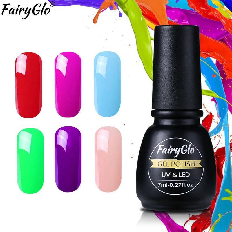 Гель лак для ногтей 7 мл УФ гель однотонный светодиодный Гибридный лак|nail polish|hybrid