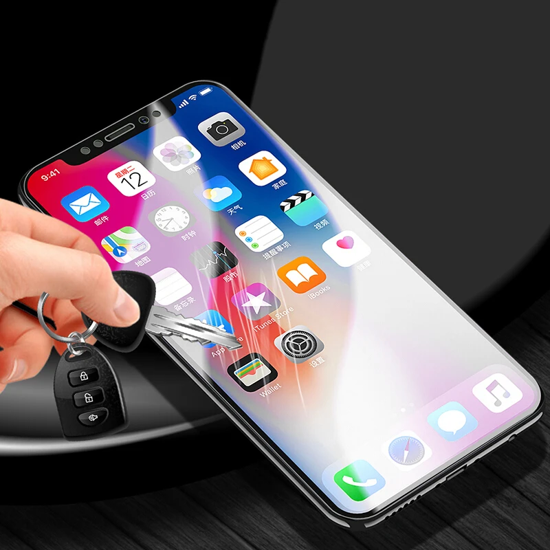 2 шт полное покрытие для iPhone X 8 Plus Гидрогелевая пленка мягкая TPU Защитная пленка для экрана для iPhone 6 6s 7 Plus XS MAX XR(не стекло