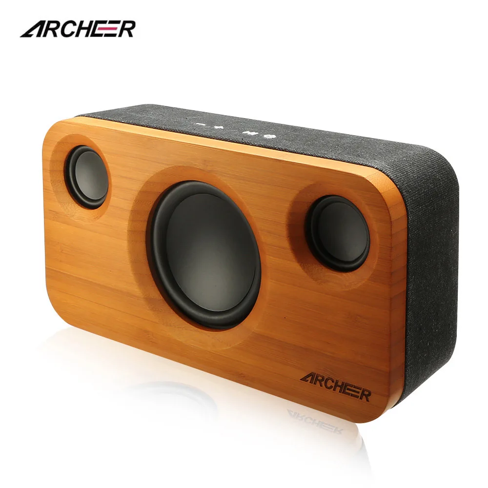 CLAITE W9 bluetooth динамик беспроводной портативный Открытый громкоговоритель в стиле ретро классический двойной громкий динамик 3000 мАч TF AUX FM радио динамик