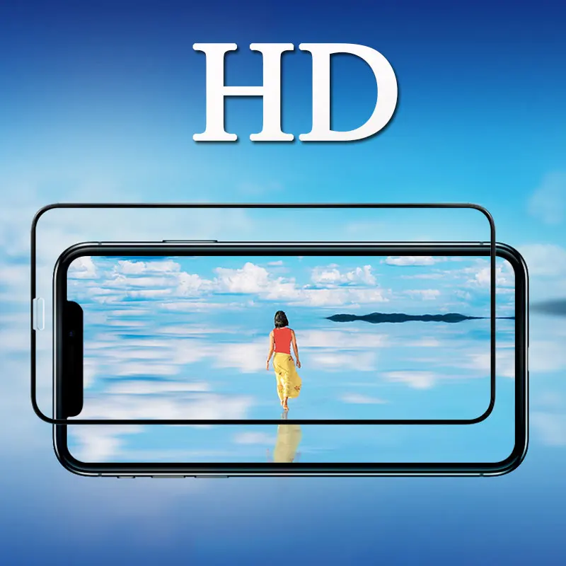 Бронированное Защитное стекло для Apple iPhone Xs Max Xr X закаленное защиты экрана пленка