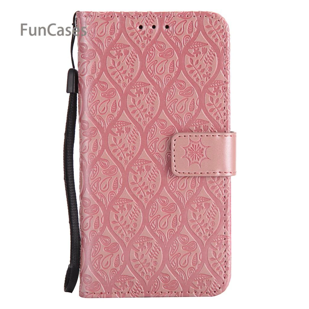 Vine Style Flip Case sFor Estojo LG Q6 PU Leather Back Cover Luxury Floral Fitted G6 Mini Plus Prime 5.5&quot Tel | Мобильные