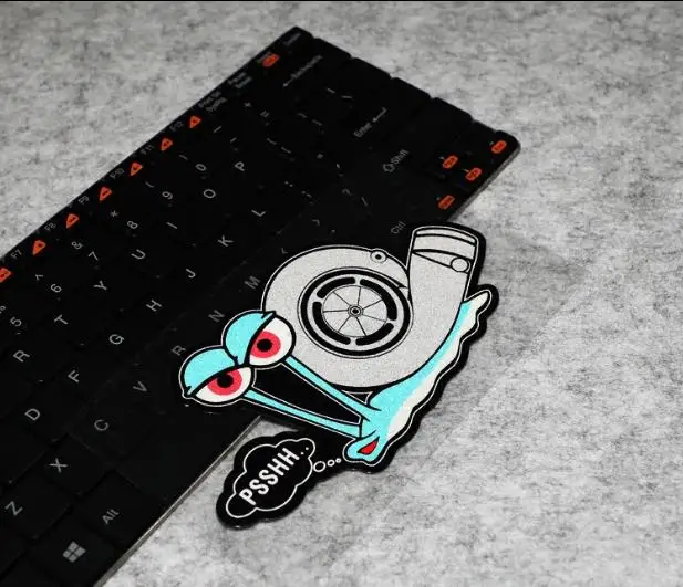 Симпатичные виниловые наклейки PSSHH Snail Turbo на Мотогонки светоотражающие