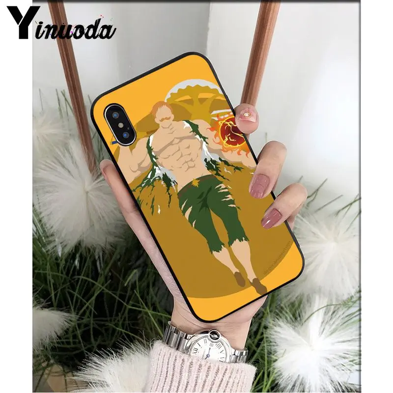A15 Yinuoda, черный ТПУ Мягкий силиконовый чехол для телефона, чехол для Apple iPhone 8 7 6 6S Plus X XS MAX 5 5S SE XR - Цвет: A15