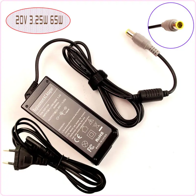 Блок питания для ноутбуков IBM/Lenovo/Thinkpad L510 L512 L520 L521 SL300 L330 L410 L412 L420 L421 20 в 3 25 А |