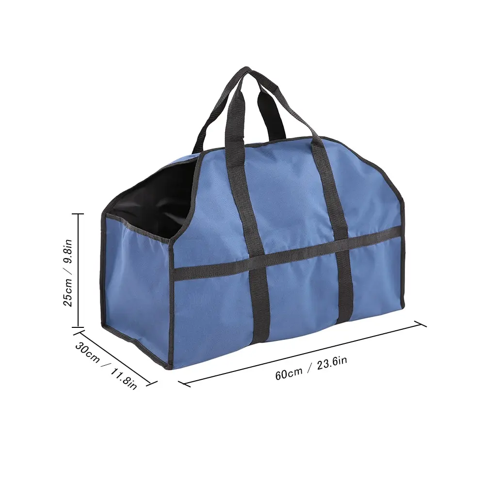 

Large Capacity Oxford Cloth Logs Carrier with 2 Handles Fire Wood Holders Firewood Storage Package Bag Holders Carrying Bag