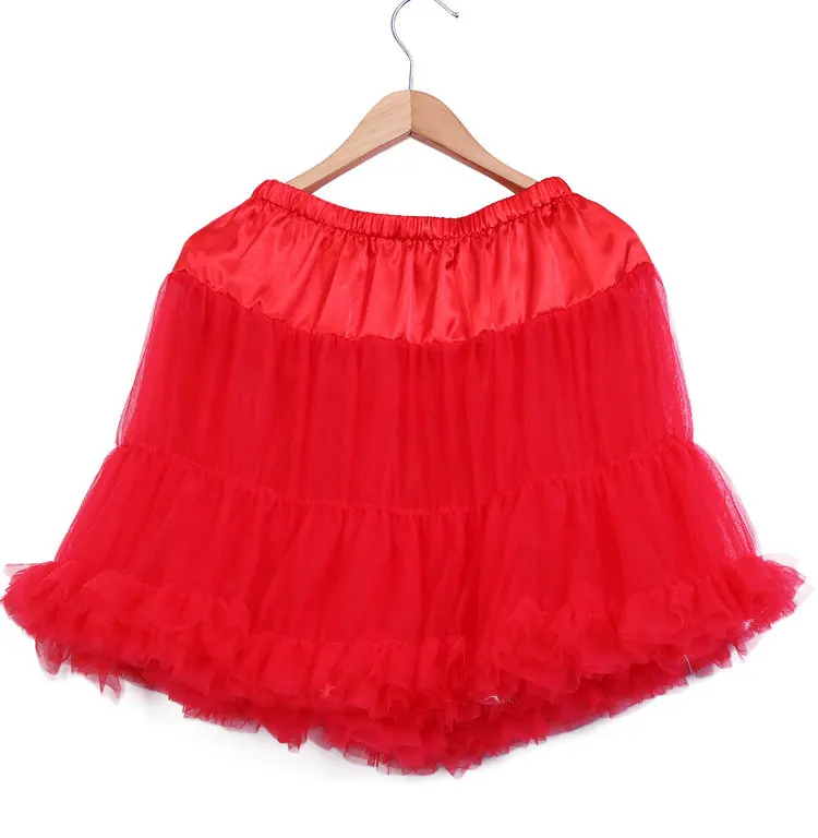 Adult Women Sexy Bubble Skirt Stage Performance Ladies Dancewear multi-layers 3 Colors | Женская одежда